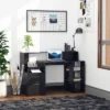HOMCOM 54" Multi-Level Computer Desk Modern Home Office Writing Workstation With 3 Storage Shelves & 2 Pull-Out Drawers -Homcom GUEST 01d65006 c900 47bd 9f1b 003161df502f