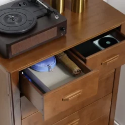 HOMCOM Tall Dresser For Bedroom, 7 Drawer Dresser, Chest Of Drawers With Bamboo Frame, Brown -Homcom GUEST 0235da5a a7b5 493e 9505 325b1028fb0e