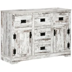 HOMCOM Industrial Buffet Cabinet Free Standing Kitchen Sideboard With Five Drawers Two Door Cabinets Adjustable Shelf For Living Room 14 HOMCOM Industrial Buffet Cabinet Free Standing Kitchen Sideboard With Five Drawers Two Door Cabinets Adjustable Shelf For Living Room -Homcom GUEST 04ba58a1 f899 425f b908 ed331ac2e3fc