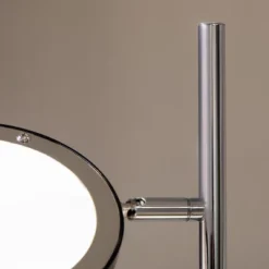 HOMCOM Ultra-Bright Floor Lamp With 180° Adjustable-Head LED Lighting For Bedroom, Living Room Office, & More, Tree Standing Lamp, 800 Lumens, Chrome -Homcom GUEST 06f5e6eb 998a 4c4f 9068 01fa12362d72