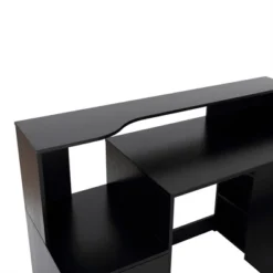 HOMCOM 54" Multi-Level Computer Desk Modern Home Office Writing Workstation With 3 Storage Shelves & 2 Pull-Out Drawers -Homcom GUEST 08ac76ad bad5 4ec8 b684 20d1f5174fec