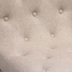 HOMCOM Bar Stools Set Of 4, Swivel Bar Chairs, 25.5" High Fabric Tufted Breakfast Barstools For Kitchen Counter, Beige 11 HOMCOM Bar Stools Set Of 4, Swivel Bar Chairs, 25.5" High Fabric Tufted Breakfast Barstools For Kitchen Counter, Beige -Homcom GUEST 0d748c16 3c87 42f8 b6f9 d5376cad6d57