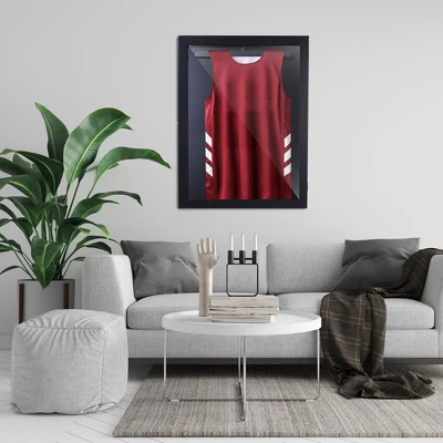 HomCom 24" X 32" Sports Jersey Memorabilia Shadow Box Frame Display Case 4 HomCom 24" X 32" Sports Jersey Memorabilia Shadow Box Frame Display Case - Image 2