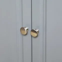 HOMCOM Rolling Kitchen Island On Wheels Utility Cart With Drop-Leaf And Rubber Wood Countertop, Storage Drawers, Door Cabinets, Dark Gray -Homcom GUEST 1199bc0b db8f 425d a40c 0727676f6f59