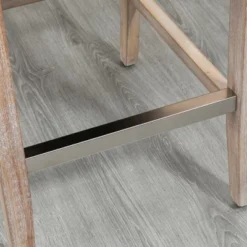 HOMCOM Counter Height Bar Stools Set Of 2, Upholstered 26.75" Seat Height Barstools, Breakfast Chairs With Nailhead-Trim & Tufted Back, Wood Legs 15 HOMCOM Counter Height Bar Stools Set Of 2, Upholstered 26.75" Seat Height Barstools, Breakfast Chairs With Nailhead-Trim & Tufted Back, Wood Legs -Homcom GUEST 11b8fda0 db58 4381 ba2c 9a07b3ed8ff4