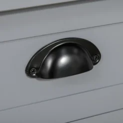 HOMCOM Sideboard Buffet Cabinet, Storage Serving Console Table With 4 Drawers And Slatted Bottom Shelf For Kitchen, Living Room -Homcom GUEST 128d8d39 b052 4fc4 98d0 70b560c6eaf1