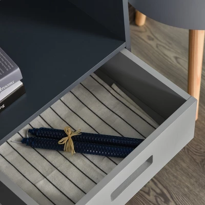 HOMCOM 3-Tier Child Bookcase Open Shelves Cabinet Floor Standing Cube Storage Organizer With Drawers 7 HOMCOM 3-Tier Child Bookcase Open Shelves Cabinet Floor Standing Cube Storage Organizer With Drawers - Image 5