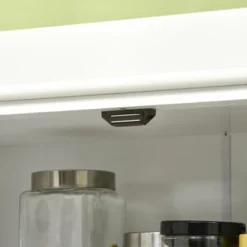 HOMCOM Freestanding Modern Farmhouse 4 Door Kitchen Pantry Cabinet, Storage Cabinet Organizer With 6-Tiers, 1 Drawer And 4 Adjustable Shelves, White -Homcom GUEST 14e92309 c0b4 46e3 8411 066dba88d43d