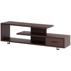 HOMCOM Modern TV Stand For TVs Up To 45", TV Cabinet With Storage Shelf And Drawer, Entertainment Center For Living Room Bedroom, Walnut 9 HOMCOM Modern TV Stand For TVs Up To 45", TV Cabinet With Storage Shelf And Drawer, Entertainment Center For Living Room Bedroom, Walnut -Homcom GUEST 1700225b d52a 4420 ae16 3b9fb36db80d