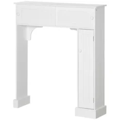 HOMCOM Freestanding Over The Toilet Bathroom Cabinet With Adjustable Shelves, Toilet Rack, Space Saver, Wooden Bathroom Storage Organizer -Homcom GUEST 213a264b 5cfe 452a 88ab 9fddb2050669