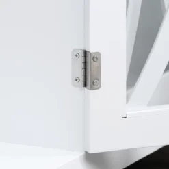 HOMCOM Sideboard, Buffet Cabinet With Storage, Adjustable Shelves, Credenza With 3 Glass Doors For Living Room, Study, White -Homcom GUEST 21c1e6e0 6c45 4799 acf1 7e2cbeb10824