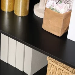 HOMCOM Kitchen Cabinet, Storage Cabinet, Sideboard Floor Accent Cabinet W/ 2 Glass Doors, Drawer, Adjustable Shelves For Living Room Entryway, Black -Homcom GUEST 2372e675 566f 475f 92b5 b74604b04b3f