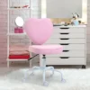 HOMCOM Heart Love Shaped Back Design Office Chair With Adjustable Height And 360 Swivel Castor Wheels, Pink -Homcom GUEST 264e910a f110 42da a675 3aa3854dfde3