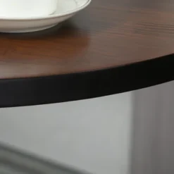 HOMCOM 42"H Rustic Industrial Bar Table Pub Table Elm Wood Top With Metal Base 11 HOMCOM 42"H Rustic Industrial Bar Table Pub Table Elm Wood Top With Metal Base -Homcom GUEST 26e47aa0 6fa8 4a9e 81a6 f5f2426727b0