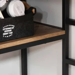 HOMCOM L-Shaped Home Office Writing Desk With Storage Shelf Drawer Industrial Corner PC Study Table Computer Workstation Brown 14 HOMCOM L-Shaped Home Office Writing Desk With Storage Shelf Drawer Industrial Corner PC Study Table Computer Workstation Brown -Homcom GUEST 2cdc54c1 3e35 498a a08e 8fab0b3c6f5d