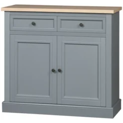 HOMCOM Sideboard Buffet Cabinet With Storage Drawers, 2 Door Kitchen Storage Cabinet With Adjustable Shelves, Coffee Bar For Living Room, Dark Gray -Homcom GUEST 2d0e8704 c6b1 4b38 9075 fce923fc4793