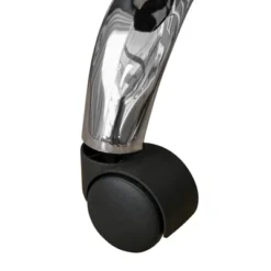 HOMCOM Round Vanity Stool With Height Adjustable Lift, Luxury Style Upholstery And Swivel Seat And Wheels -Homcom GUEST 34e9e0d6 829d 4518 9227 8498192758eb