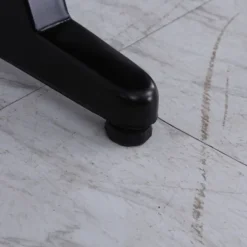 HOMCOM 47" Racing Style Gaming Desk, Z-Shaped Computer Table With LED Lights, Swivel Cup Holder, Headphone Hook And Cable Management Holes, Black -Homcom GUEST 37a0af48 c9e2 4e50 a780 09b89b4e4059