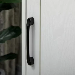 HOMCOM Farmhouse Coffee Bar Cabinet, Kitchen Sideboard, Buffet Cabinet With Sliding Barn Door And 3 Storage Drawers For Living Room, White -Homcom GUEST 3913fc67 ab6b 4258 b8f1 47ecd7c55bf0