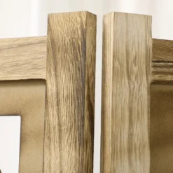 HOMCOM Room Divider, 5.5' Tall Wood Indoor Portable Folding Privacy Screens, Double Hinged Partition Wall Dividers For Home, Brown -Homcom GUEST 39236c64 faf6 41a2 9b65 a9441b566670