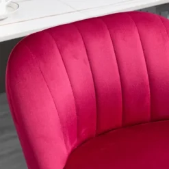 HOMCOM Adjustable Bar Stools Set Of 2, Velvet Counter Height Barstool, Upholstered Kitchen Stool With Swivel Seat, Steel Frame, Footrest For Kitchen Counter And Dining Room, Red 11 HOMCOM Adjustable Bar Stools Set Of 2, Velvet Counter Height Barstool, Upholstered Kitchen Stool With Swivel Seat, Steel Frame, Footrest For Kitchen Counter And Dining Room, Red -Homcom GUEST 3d4719c7 e6ba 45ad af38 5181e145153c