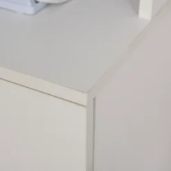 HOMCOM Freestanding Kitchen Pantry, Buffet With Hutch Storage Organizer With 2 Door Cabinets, 3 Drawers And Open Countertop, Adjustable Shelf, White -Homcom GUEST 41b77806 d5e6 4ac2 8010 633fe73cf361