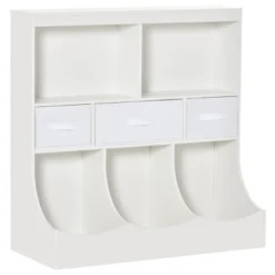 HOMCOM Toy Chest, Kids Storage Organizer, Children Display Bookcase With Drawers For Toys, Clothes, Books -Homcom GUEST 42b06d87 9cf8 4c2b 97c3 709864d3bac2