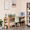 HOMCOM 360° Rotating Home Office Desk L Shaped Corner Computer Desk With Storage Shelves, Writing Table Workstation -Homcom GUEST 44f05050 947c 48d3 a6d6 1442c1f0d7b4