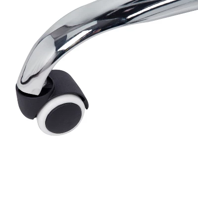 HOMCOM Modern Computer Desk Office Chair With Upholstered PU Leather, Adjustable Heights, Swivel 360 Wheels 8 HOMCOM Modern Computer Desk Office Chair With Upholstered PU Leather, Adjustable Heights, Swivel 360 Wheels - Image 7