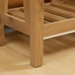 HOMCOM Farmhouse Console Table With Storage Shelf, Rustic Sofa Table With Anti-tipper For Living Room Furniture, Bedroom And Entryway -Homcom GUEST 46c2680a 7594 4910 93bb e915b2f88861