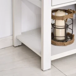 HOMCOM 2-Door Free Standing Sideboard Console Table With Bottom Shelf, Entryway -Homcom GUEST 4b6551f6 7d04 4721 91ec 786aa7a8e172