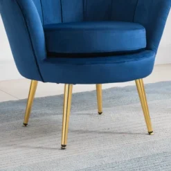 HomCom Elegant Velvet Upholstered Accent Leisure Club Chair With Gold Metal Legs 18 HomCom Elegant Velvet Upholstered Accent Leisure Club Chair With Gold Metal Legs -Homcom GUEST 4b7aebc4 7d6c 4017 945a a7b1f5c0bdd4