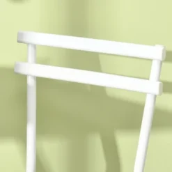 HOMCOM Bar Table And Chairs Set, 3 Piece Dining Table Set For 2 With Steel Frame And Footrest For Bar And Kitchen, White/Oak 10 HOMCOM Bar Table And Chairs Set, 3 Piece Dining Table Set For 2 With Steel Frame And Footrest For Bar And Kitchen, White/Oak -Homcom GUEST 4edad713 b1a8 4c1c 83c7 76715c756501