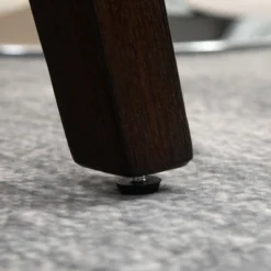 HOMCOM Swivel Bar Stools Set Of 2, Fabric Tufted Counter Height Bar Stools With Rubber Wood Legs And Footrest For Dining Room, Kitchen, Pub, Dark Gray -Homcom GUEST 529e3b7e d02c 498b b373 befa30ffd55e