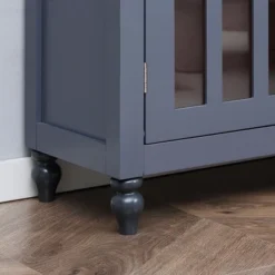 HOMCOM Modern Kitchen Sideboard, Buffet Cabinet With Storage, Adjustable Shelves For Living Room, Study, 3 Glass Doors, Gray 11 HOMCOM Modern Kitchen Sideboard, Buffet Cabinet With Storage, Adjustable Shelves For Living Room, Study, 3 Glass Doors, Gray -Homcom GUEST 52fa6448 c991 40fc bfef 25b3d3165a60