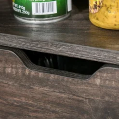 HOMCOM Industrial Sideboard, Freestanding Coffee Bar Cabinet, Buffet Cabinet With 2 Drawers, 2 Shelves & Metal Mesh Door, Dark Brown/Black 11 HOMCOM Industrial Sideboard, Freestanding Coffee Bar Cabinet, Buffet Cabinet With 2 Drawers, 2 Shelves & Metal Mesh Door, Dark Brown/Black -Homcom GUEST 5479691c a479 4bf3 b0a4 75c178a4cd64