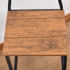 HOMCOM 5 PC Modern Counter Height Bar Table Set Compact Kitchen Table 4 Chairs Set With Footrest, Metal Legs -Homcom GUEST 54cbadbf 3251 4b1e beae f9af74615500