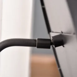 HOMCOM Modern Glasstop Vanity Table With Mirror, Makeup Dressing Table With Rotating Round Mirror, Shelves For Perfumes, Cosmetics, Lotions, Black 11 HOMCOM Modern Glasstop Vanity Table With Mirror, Makeup Dressing Table With Rotating Round Mirror, Shelves For Perfumes, Cosmetics, Lotions, Black -Homcom GUEST 586fac35 1411 4467 a438 87c62b1ac0dc