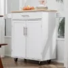 HOMCOM Kitchen Island Cart Rolling Trolley Cart With Drawer, Storage Cabinet & Towel Rack 1 HOMCOM Kitchen Island Cart Rolling Trolley Cart With Drawer, Storage Cabinet & Towel Rack -Homcom GUEST 5978bd58 1745 4cca bb13 be0242380113