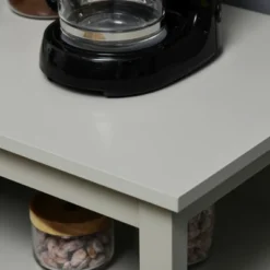 HOMCOM Kitchen Sideboard, Storage Buffet Cabinet With Open Shelf, Glass Door Cabinet And Adjustable Shelf For Living Room, Gray -Homcom GUEST 5b47d3fc e9d2 4e83 815c c3401e708bcf