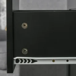 HOMCOM Modern Floor Cabinet, Storage Sideboard, Kitchen Buffet Table With Rubberwood Top, 3 Drawers And Cabinet With Adjustable Shelf -Homcom GUEST 5b7202b1 54f2 4deb a9c9 760c37b512bf