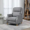 HOMCOM Contemporary Manual Recliner Chair With Footrest, Sofa Armchair For Living Room Bedroom, Gray -Homcom GUEST 5d6acb58 8f18 4799 81f3 53ee9c89cbfe