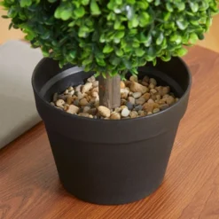 HOMCOM 2 Pack 23.5" Artificial Boxwood Topiary Ball Trees Set Of 2, Double Ball-Shaped Boxwood Artificial Topiary Plants For Indoor Outdoor, Green 11 HOMCOM 2 Pack 23.5" Artificial Boxwood Topiary Ball Trees Set Of 2, Double Ball-Shaped Boxwood Artificial Topiary Plants For Indoor Outdoor, Green -Homcom GUEST 6033d098 d0fe 4486 ab06 f7c9e9fbfc5e