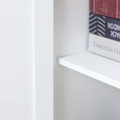 HOMCOM 48.5" Farmhouse Kitchen Pantry, Floor Storage Cabinet, Cupboard Organizer With Adjustable Shelves And 4-Doors For Dining Room 16 HOMCOM 48.5" Farmhouse Kitchen Pantry, Floor Storage Cabinet, Cupboard Organizer With Adjustable Shelves And 4-Doors For Dining Room -Homcom GUEST 66cad85e fa95 4225 88a1 bd3a8c755334