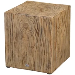 HOMCOM Decorative Side Table With Square Tabletop, Rustic Concrete End Table With Wood Grain Finish, For Indoors And Outdoors, Natural 9 HOMCOM Decorative Side Table With Square Tabletop, Rustic Concrete End Table With Wood Grain Finish, For Indoors And Outdoors, Natural -Homcom GUEST 68748e52 4e72 45cf b653 dd12e9dd4d9c