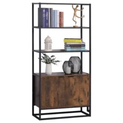 HOMCOM Shelves For Storage, Cabinet Bookcase With 3 Open Shelf, Tall Organizer Multifunctional Rack For Living Room 10 HOMCOM Shelves For Storage, Cabinet Bookcase With 3 Open Shelf, Tall Organizer Multifunctional Rack For Living Room -Homcom GUEST 69bc81d5 3097 4158 8e18 7eea43be98d1