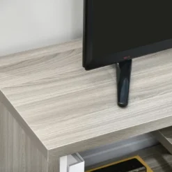 HOMCOM Modern TV Stand For TVs Up To 45", TV Cabinet With Storage Shelf And Drawer, Entertainment Center For Living Room Bedroom, Gray -Homcom GUEST 6c1c5daf 1f1d 4d03 9ab3 425fa16bc6ca
