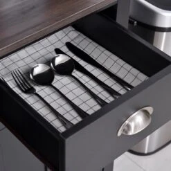 HOMCOM 67" Freestanding Buffet With Hutch, Kitchen Pantry Storage Cabinet With Sliding Doors, Drawers And Open Shelves, Adjustable Shelving, Black -Homcom GUEST 6c3daaff d03e 495f a2c8 7080bc2f3ca4