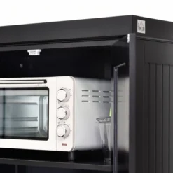 HOMCOM 72" Traditional Freestanding Kitchen Pantry Cabinet Cupboard With Doors And 3 Adjustable Shelves, Black 11 HOMCOM 72" Traditional Freestanding Kitchen Pantry Cabinet Cupboard With Doors And 3 Adjustable Shelves, Black -Homcom GUEST 70451d92 58e7 4ab6 841f ec5d88b8abaa