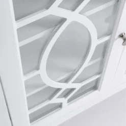 HOMCOM Modern Sideboard With Storage, Console Table, Buffet Cabinet With Glass Doors For Living Room, White 11 HOMCOM Modern Sideboard With Storage, Console Table, Buffet Cabinet With Glass Doors For Living Room, White -Homcom GUEST 727e5fa0 3f14 4c26 a244 7b5049cce588